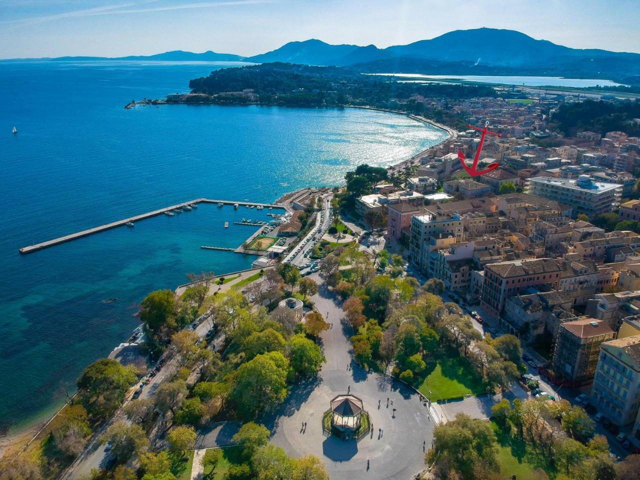 Gregos Rooftop Suite City Center w. Sea View Corfu  Zewnętrze zdjęcie